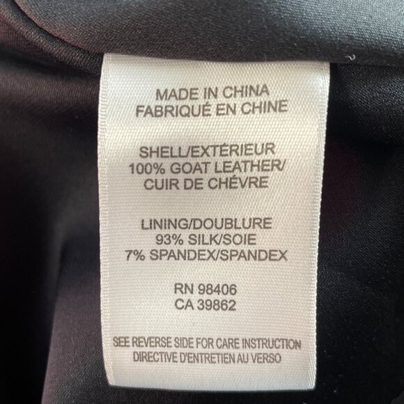 Stunning Theyskens' Theory Soft Black Leather Dress w/ pockets-Size 6 - Picture 6 of 14